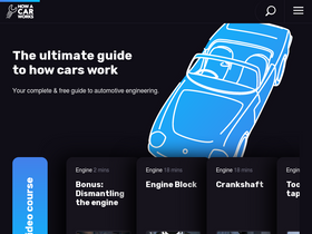 'howacarworks.com' screenshot