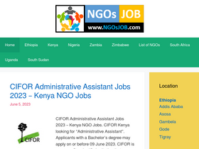 'ngosjob.com' screenshot
