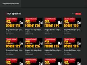 'dragonballsuperepisodes.com' screenshot
