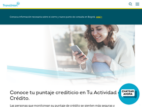 'transunion.co' screenshot