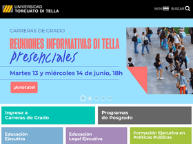 'utdt.edu' screenshot