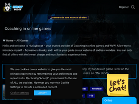 'huskyboost.com' screenshot