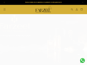 farzeel.com homepage screenshot