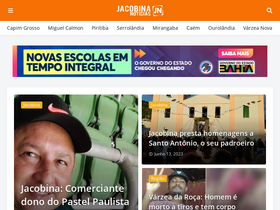 'jacobinanoticia.com.br' screenshot