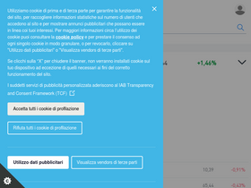 'borsaitaliana.it' screenshot