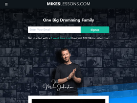 'mikeslessons.com' screenshot