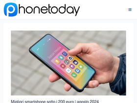 'phonetoday.it' screenshot