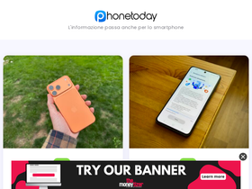 'phonetoday.it' screenshot