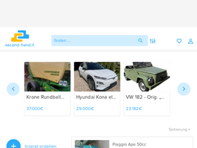 'second-hand.it' screenshot