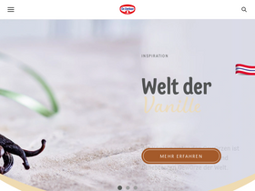'oetker.ch' screenshot