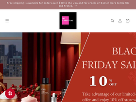 miessential.com homepage screenshot