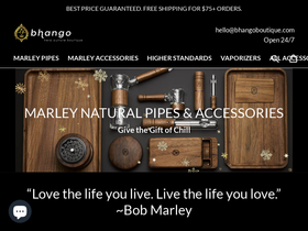 marleypipes.com homepage screenshot