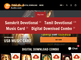 abiramiaudio.com homepage screenshot