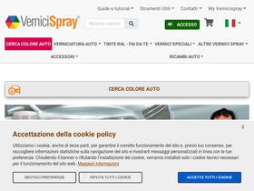 'vernicispray.com' screenshot