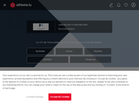 'athome.lu' screenshot