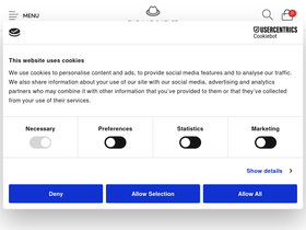 Thehatoutlet homepage screenshot