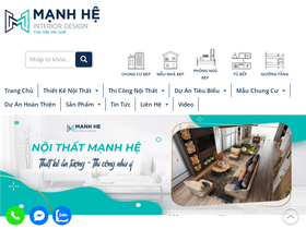 'noithatmanhhe.vn' screenshot