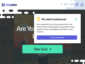 'heywise.com' screenshot