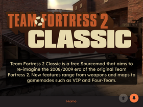'tf2classic.com' screenshot