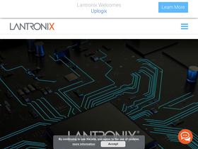 'lantronix.com' screenshot