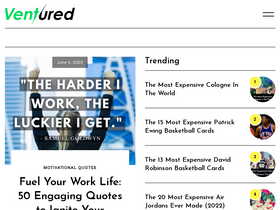 'ventured.com' screenshot