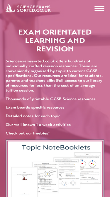 scienceexamssorted.co.uk