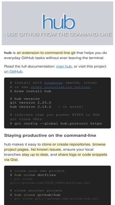 hub.github.com