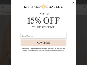 'kindredbravely.com' screenshot