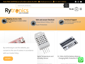 'rytronics.in' screenshot