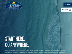 'gulfcoast.edu' screenshot