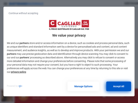 'castedduonline.it' screenshot
