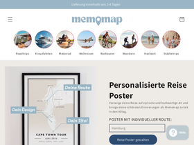 Memomap homepage screenshot