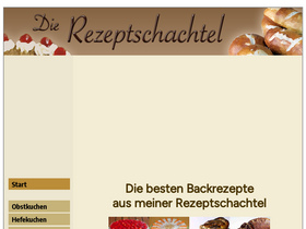 'rezeptschachtel.de' screenshot