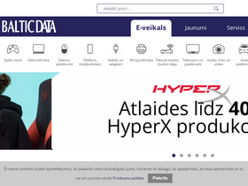 'balticdata.lv' screenshot