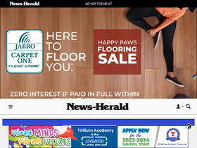 'thenewsherald.com' screenshot