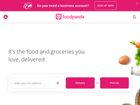 'foodpanda.pk' screenshot