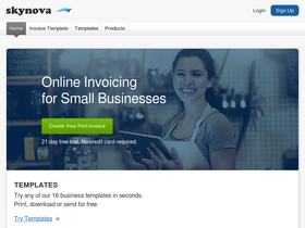 'skynova.com' screenshot