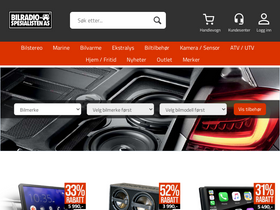 'bilradiospes.no' screenshot