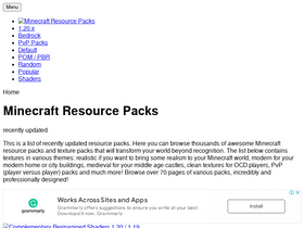 'resourcepack.net' screenshot