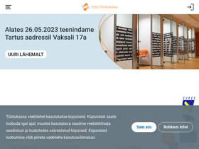 'tootukassa.ee' screenshot
