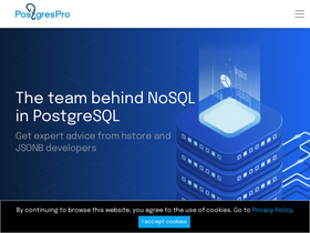 'postgrespro.com' screenshot