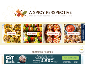 'aspicyperspective.com' screenshot