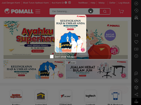 'pgmall.my' screenshot