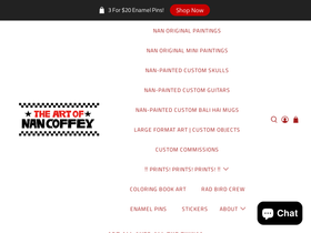 nanwashere.com homepage screenshot