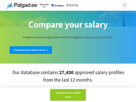 'palgad.ee' screenshot