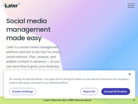 'later.com' screenshot