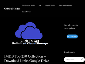 'gdrivemovies.xyz' screenshot
