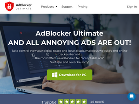 'adblockultimate.net' screenshot