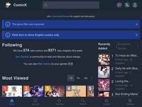 'comick.fun' screenshot