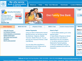 'mahaconnect.in' screenshot